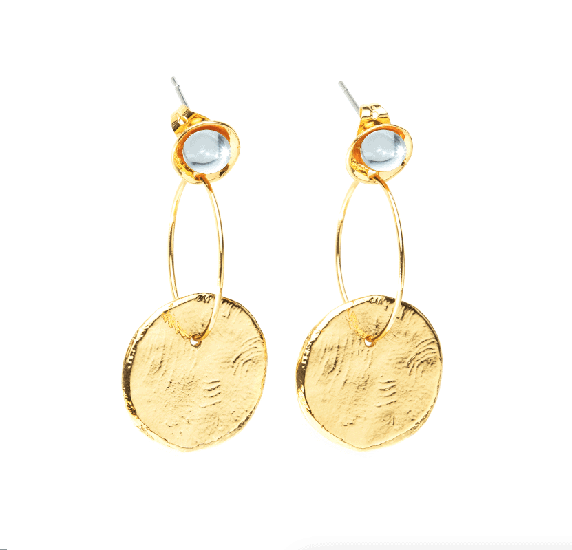Boucles D'oreilles Percées Cristal éternel