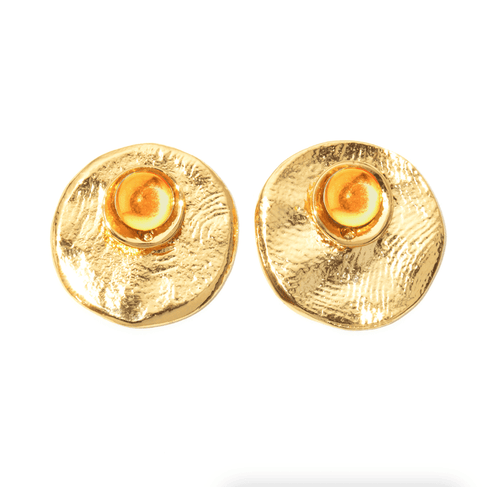 Summer Honey Pierced Earrings