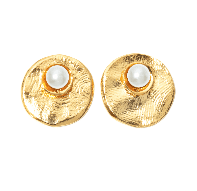 Boucles D'oreilles Percées Nacre