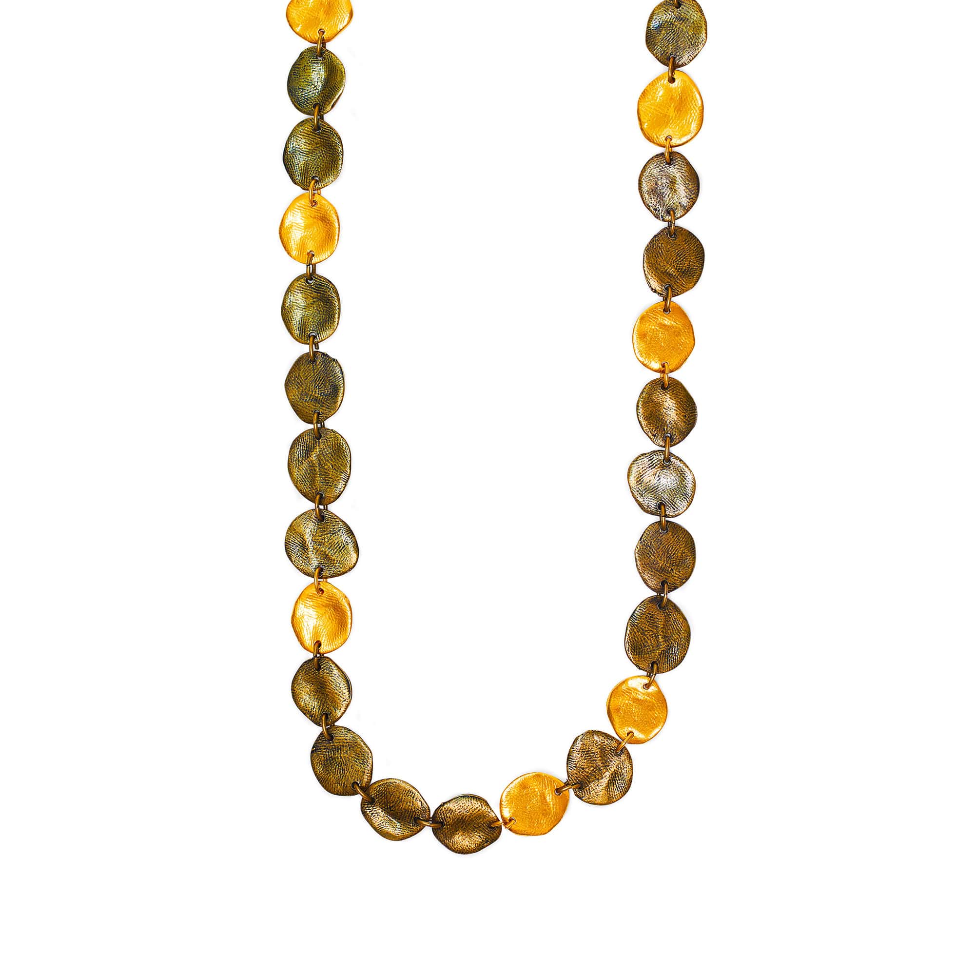 Gold-Plated Brass "One Thousand and One Nights" Necklace