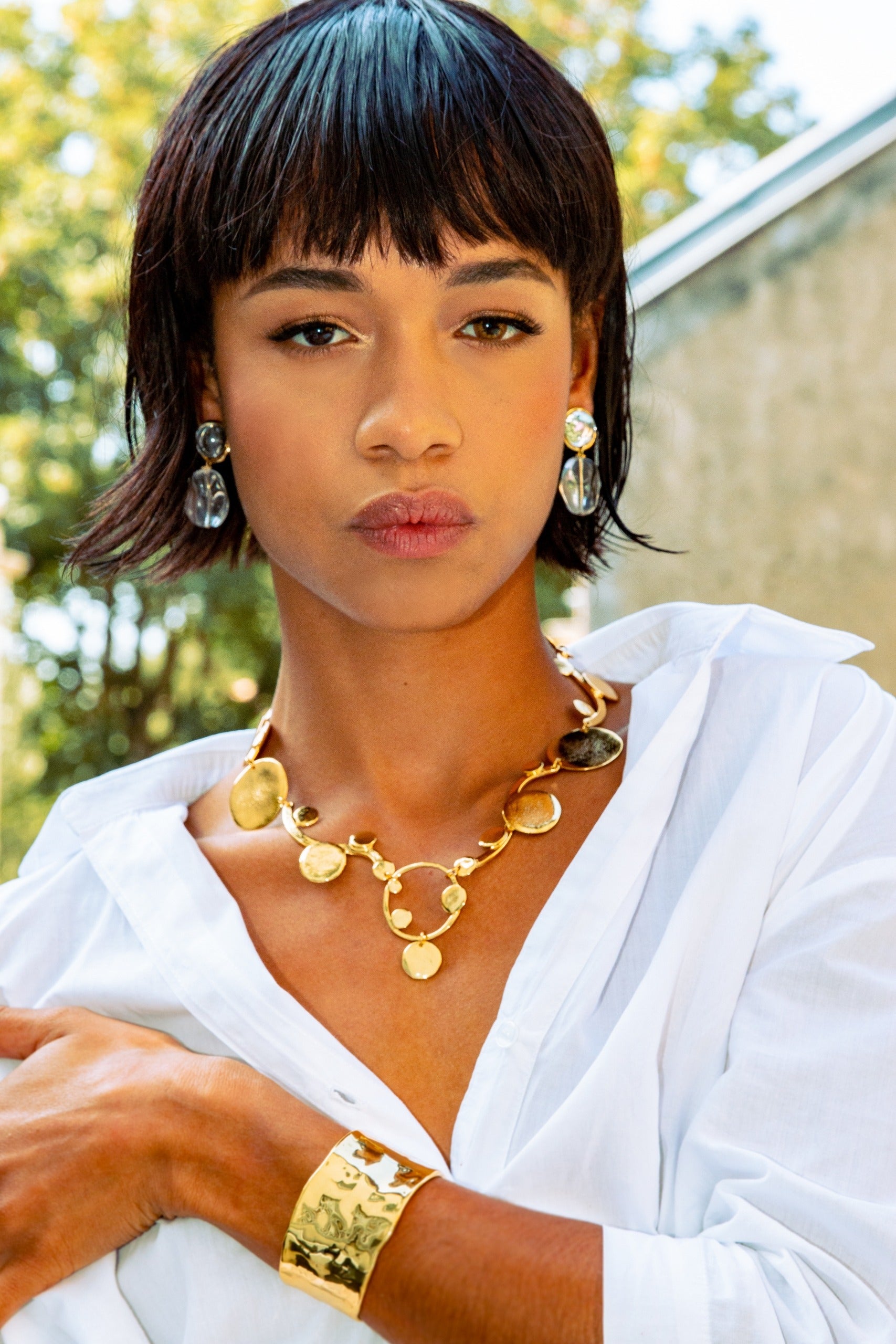 Felicita Gold Plated Necklace