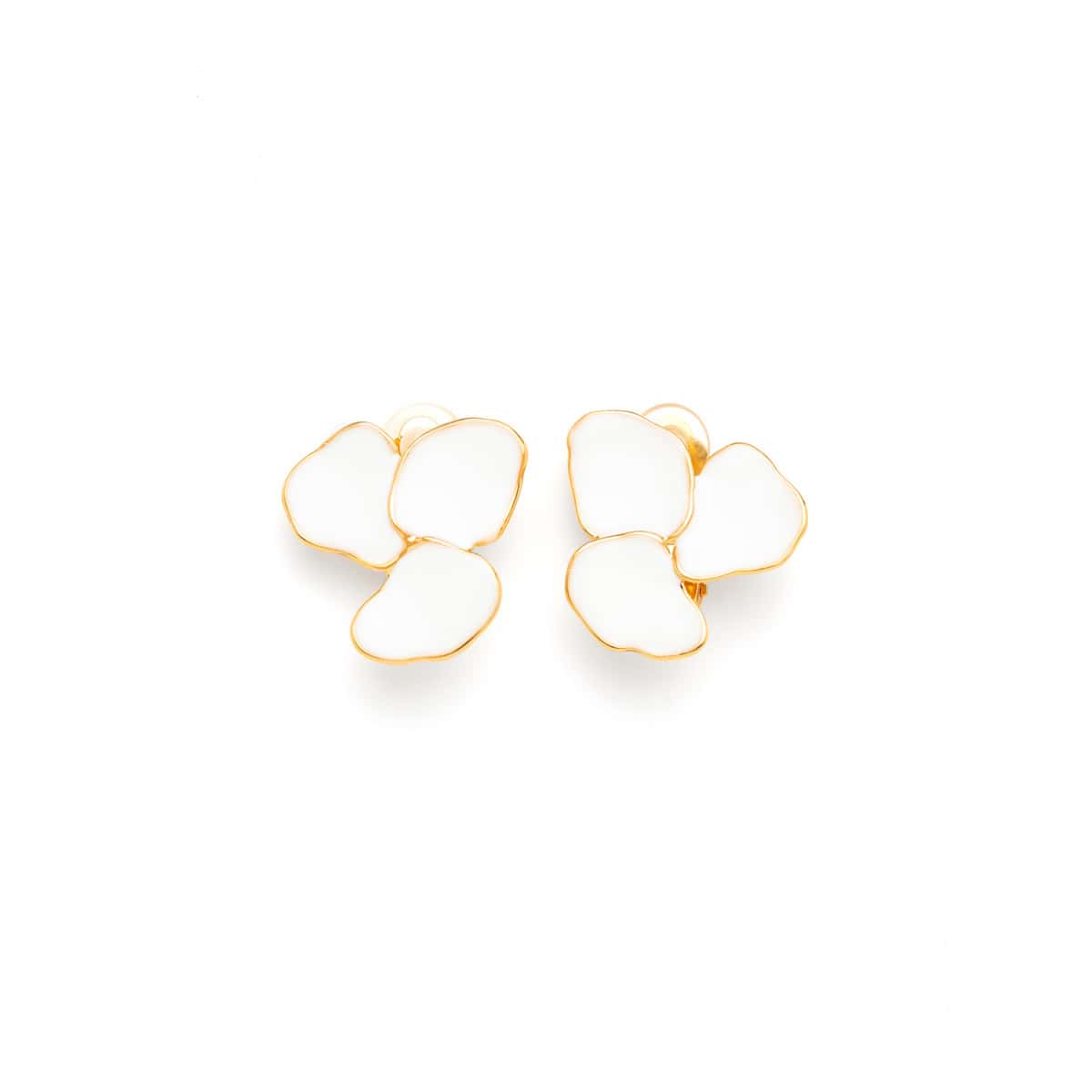Boucles d'oreilles clip doré Premier rendez-vous