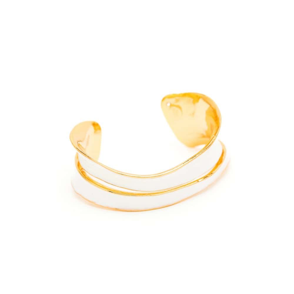 First Date Golden Cuff Bracelet