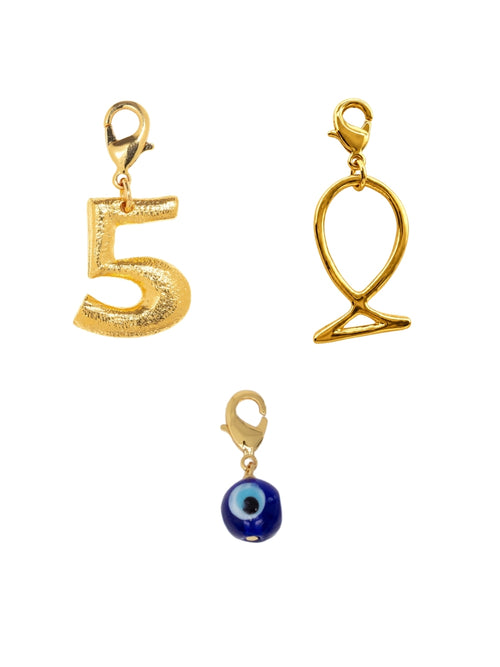 Pack Charms Doré Lucky Girl