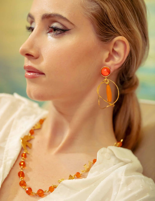 Maitika Silver Clip-on Earrings