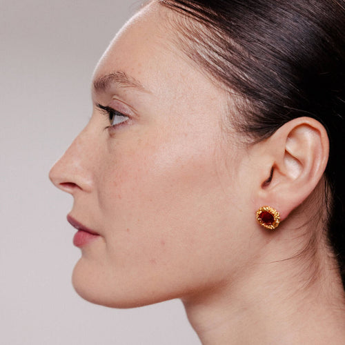 Boucles D'oreilles percées L'heure Dorée