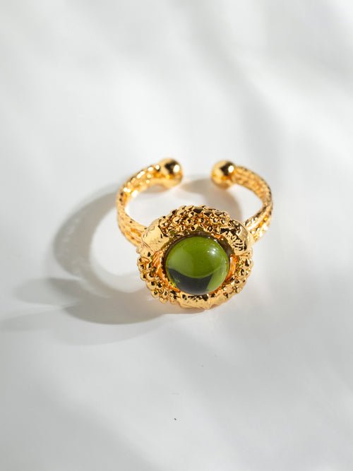 Bague ajustable dorées L'heure dorées