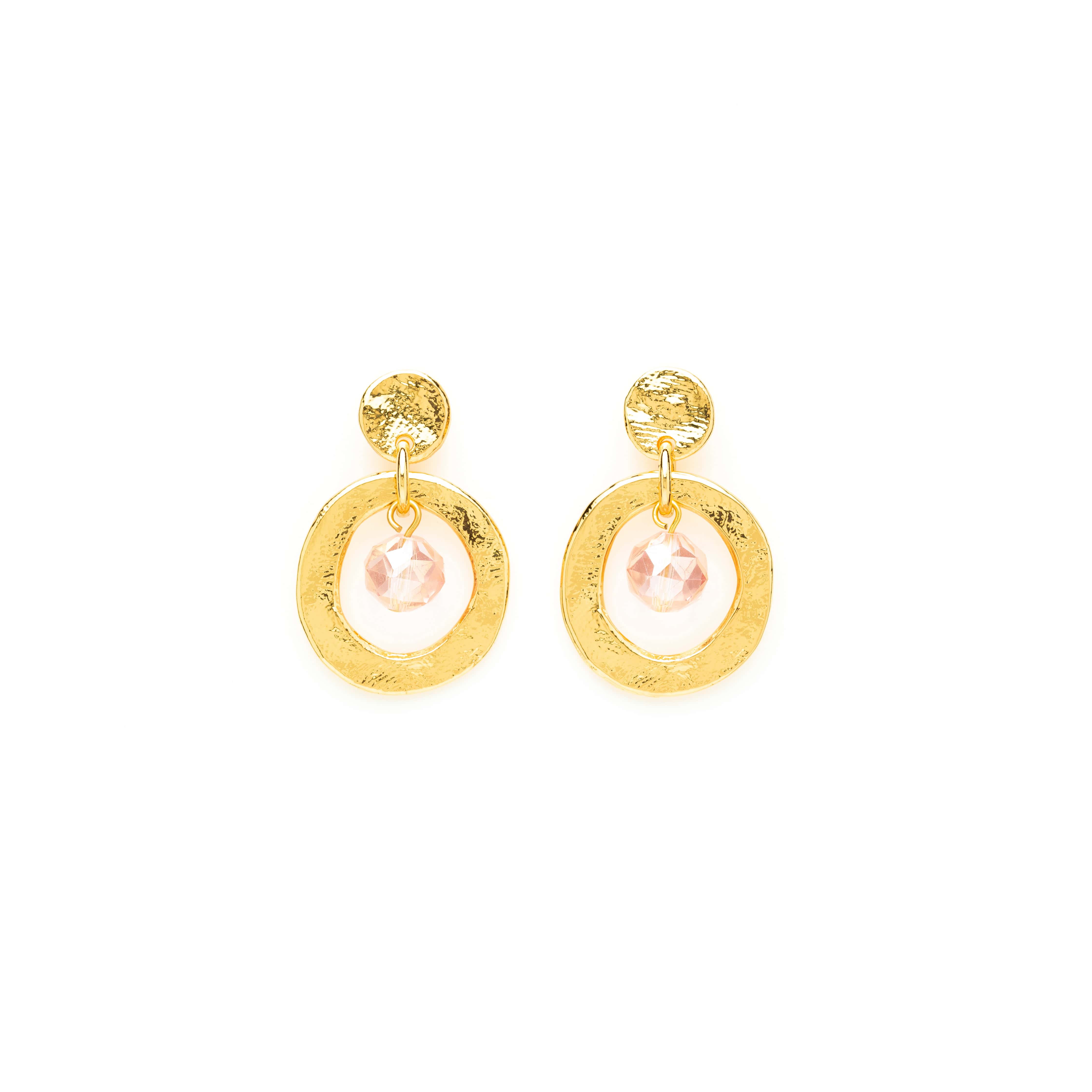 1001 Nights Gold Pierced Earrings