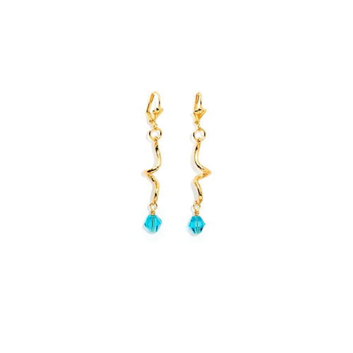 Boucles D'oreilles Percées Doré Arabesque