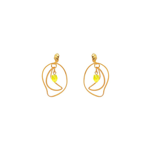 Boucles D'oreilles Percées Doré Maitika