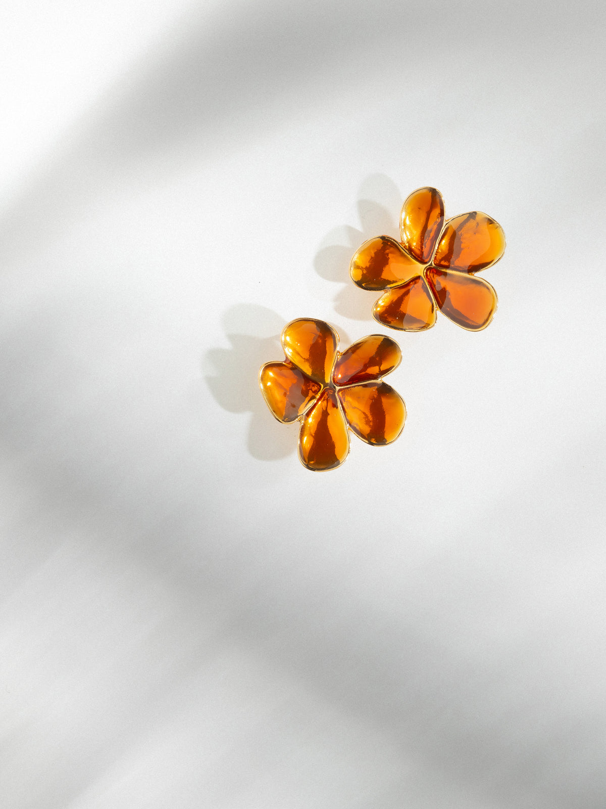 41 First Date Gold Pierced Earrings