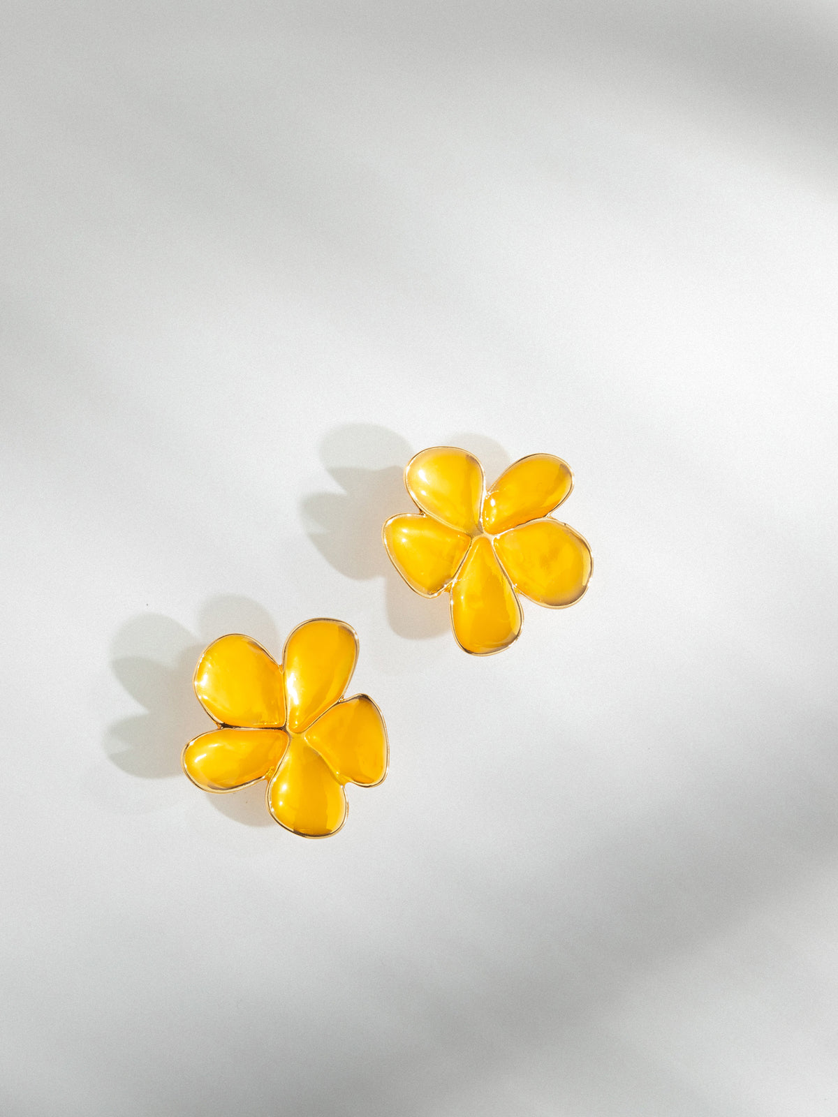 41 First Date Gold Pierced Earrings