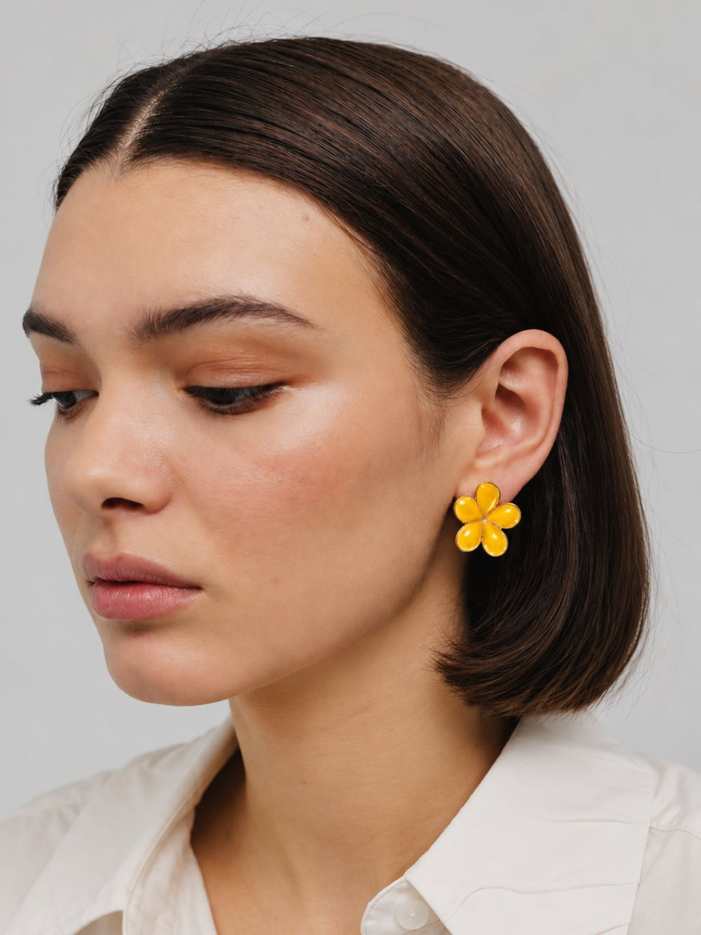 Boucles D’oreilles percées Dorées Premier Rendez-vous