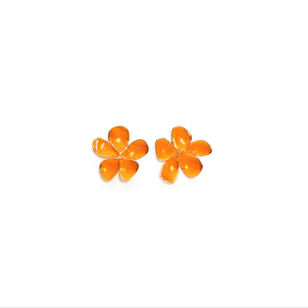 41 First Date Gold Pierced Earrings