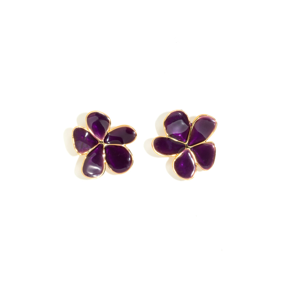 Gold-Plated Pierced Earrings First Date