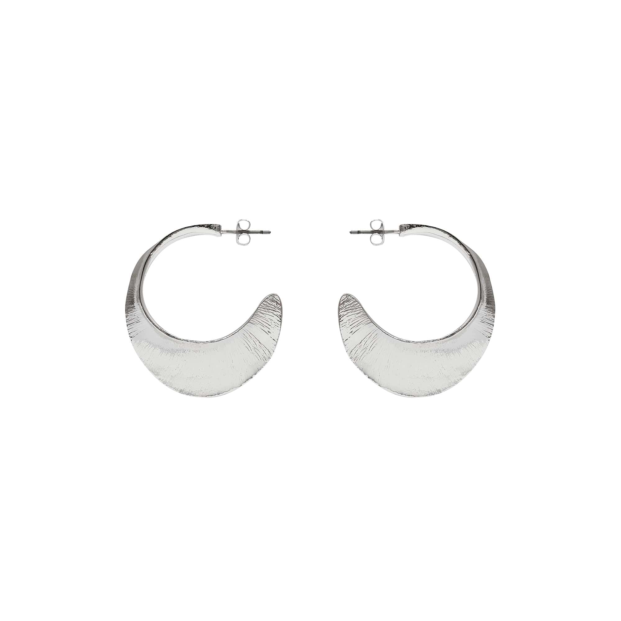 Silver Pierced Earrings Joséphine