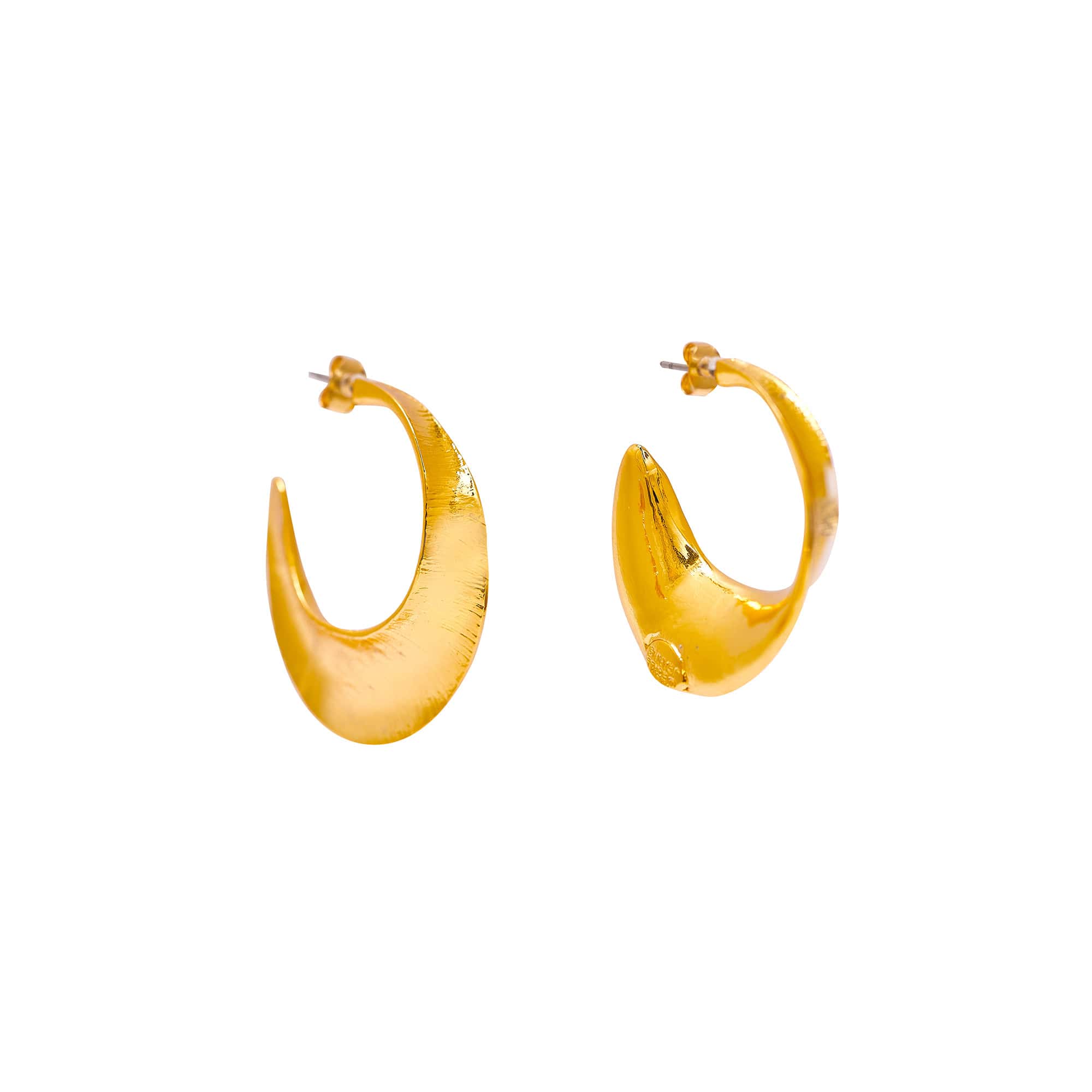 Joséphine Gold Pierced Earrings