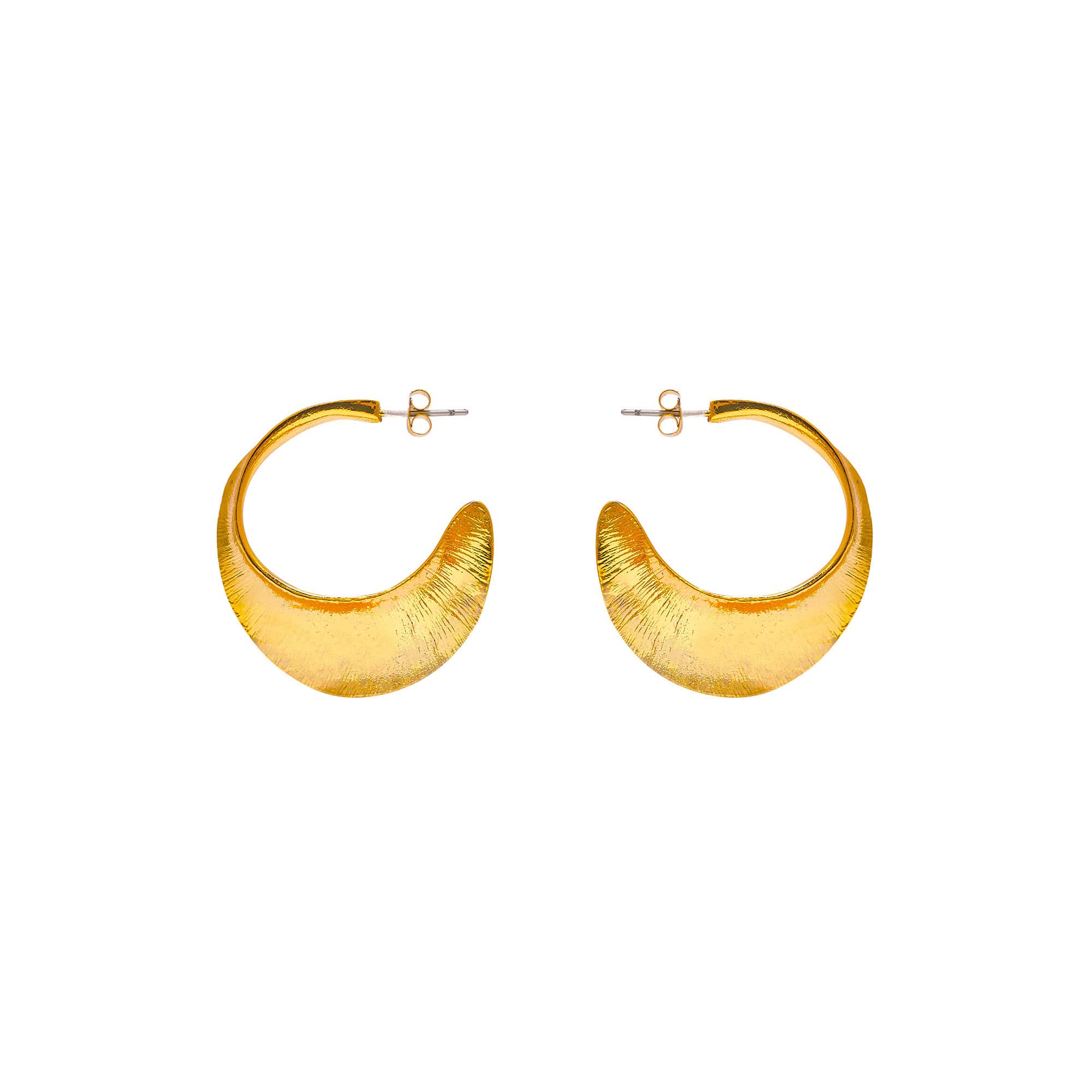 Joséphine Gold Pierced Earrings