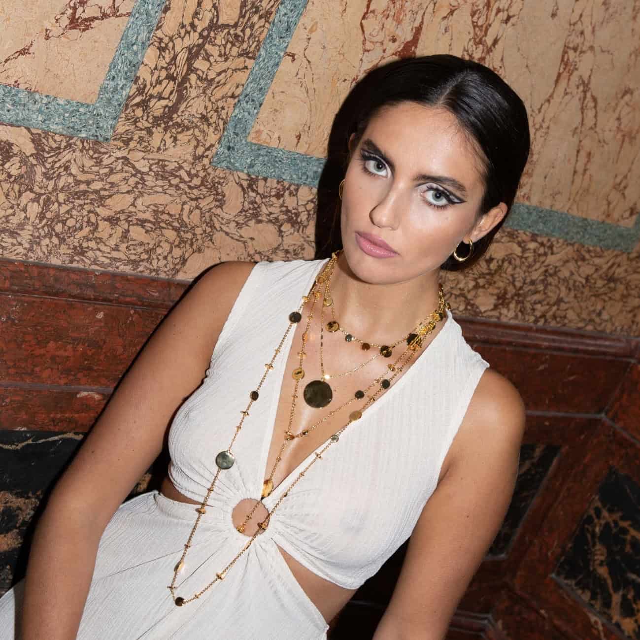 Golden Milky Way Necklace