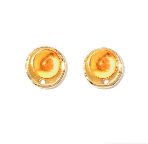Summer Honey Pierced Earrings