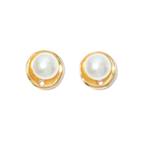 Boucles D'oreilles Percées Nacre