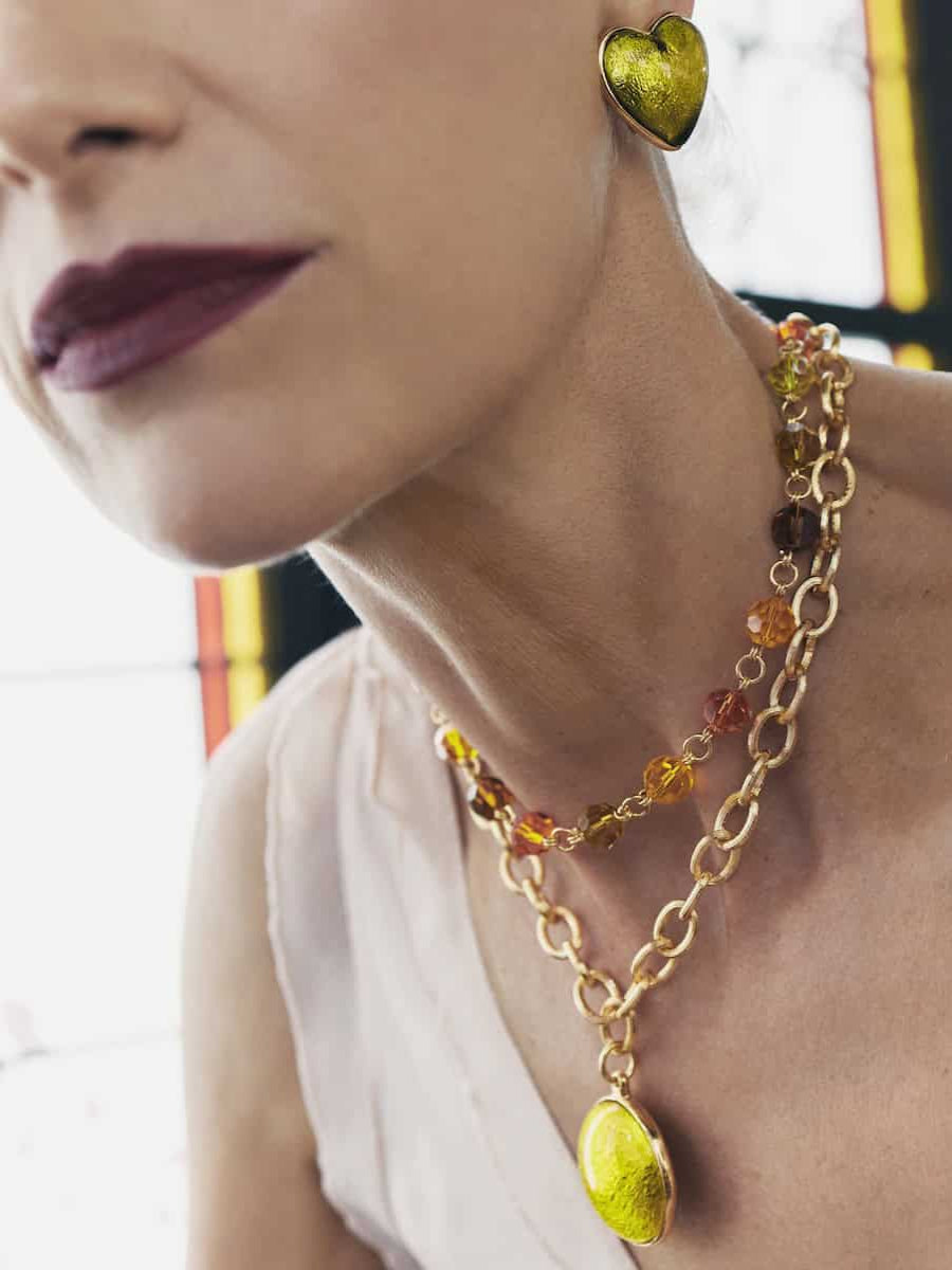 Collier doré L'Amoroso