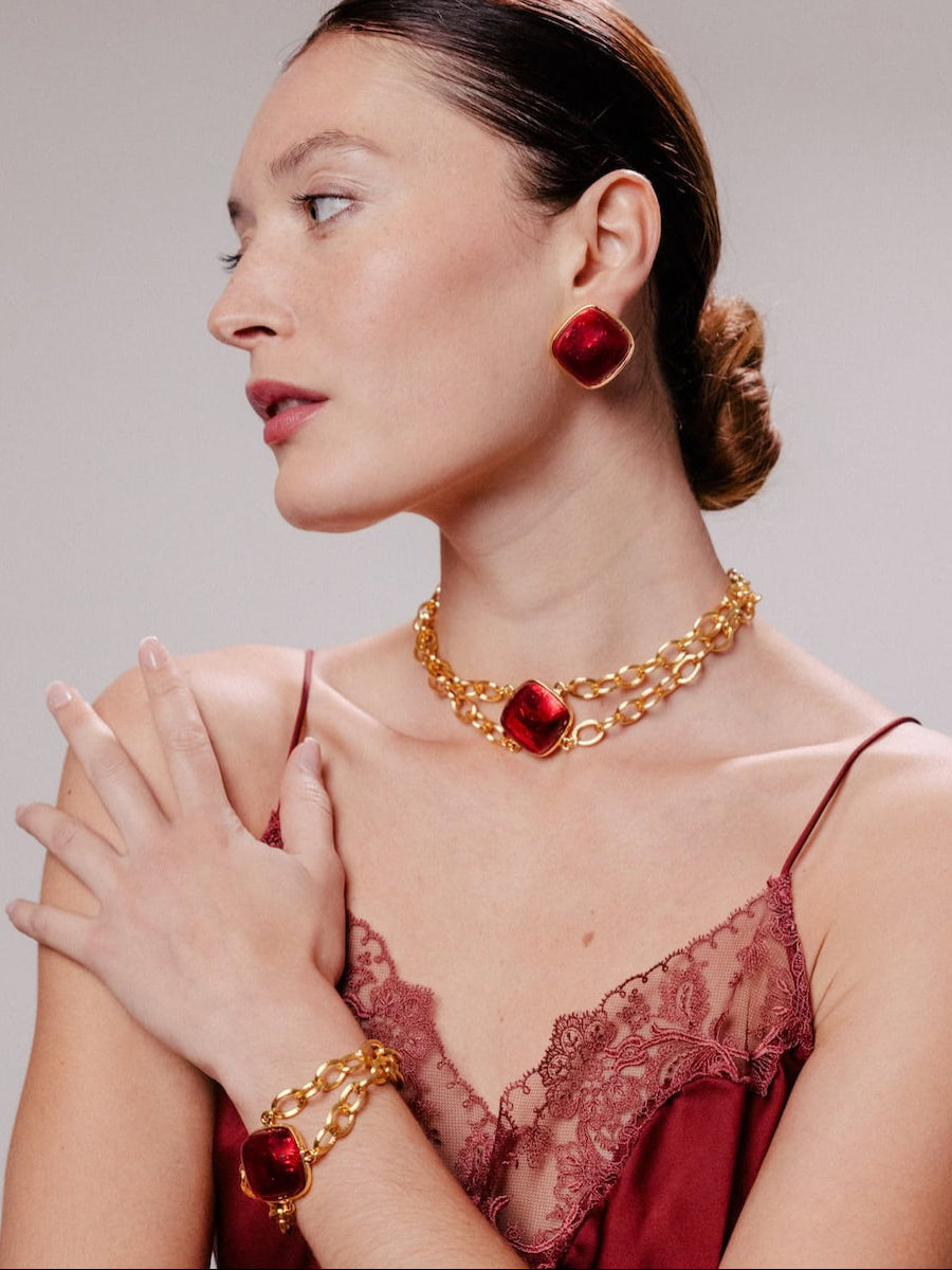 Collier doré L'Amoroso