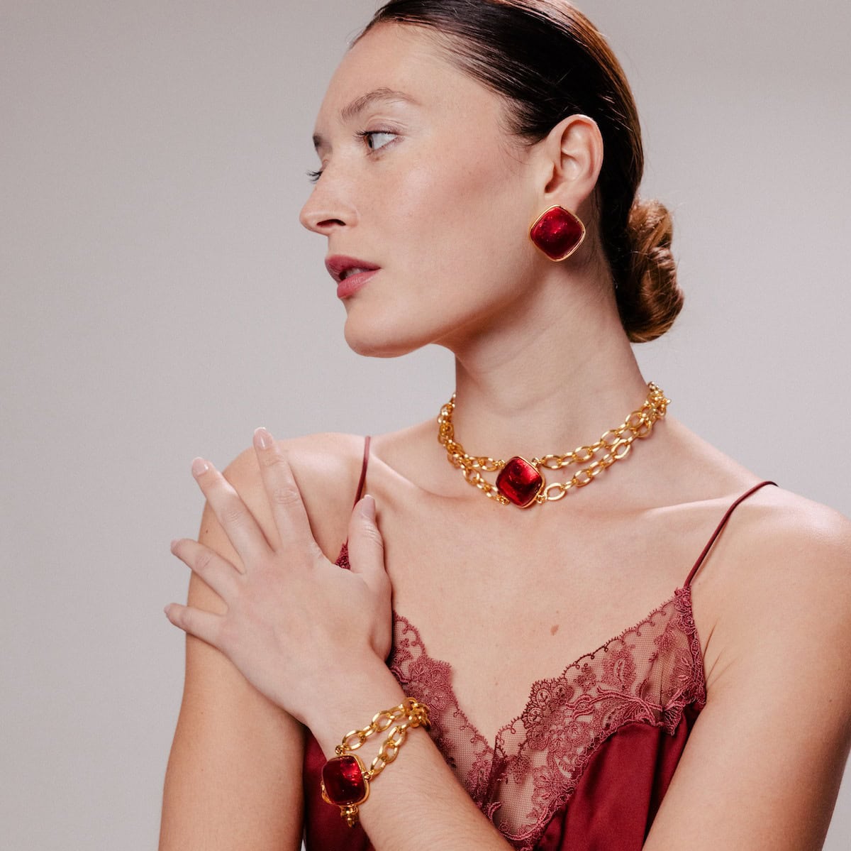 Collier doré L'Amoroso