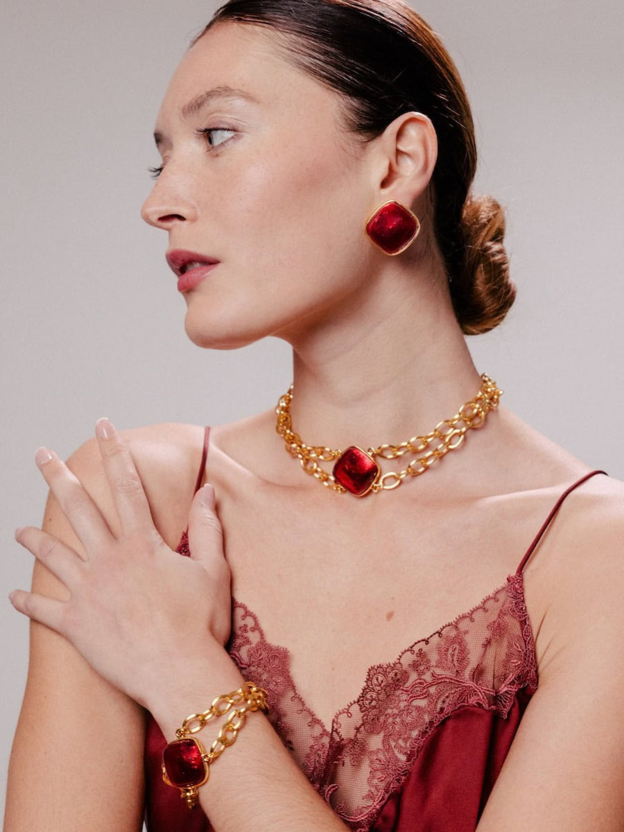 Gold-plated L'Amoroso Necklace