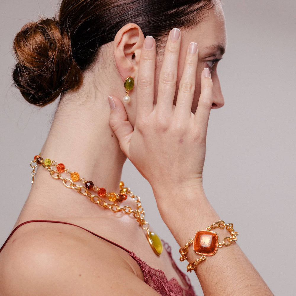 Boucles d'oreilles percées L’Amoroso