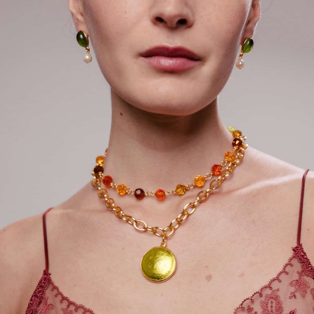 Boucles d'oreilles percées L’Amoroso