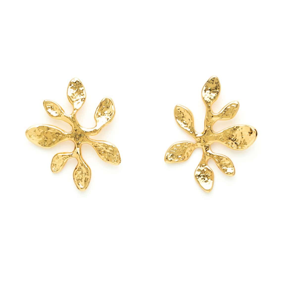 Clip-On Leaf Earrings