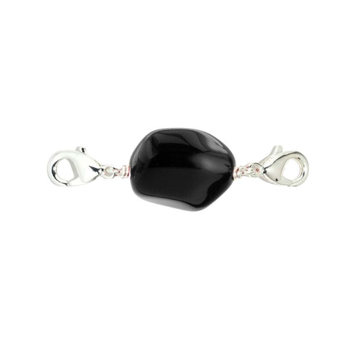 Perle Charms Argenté Noir Magique