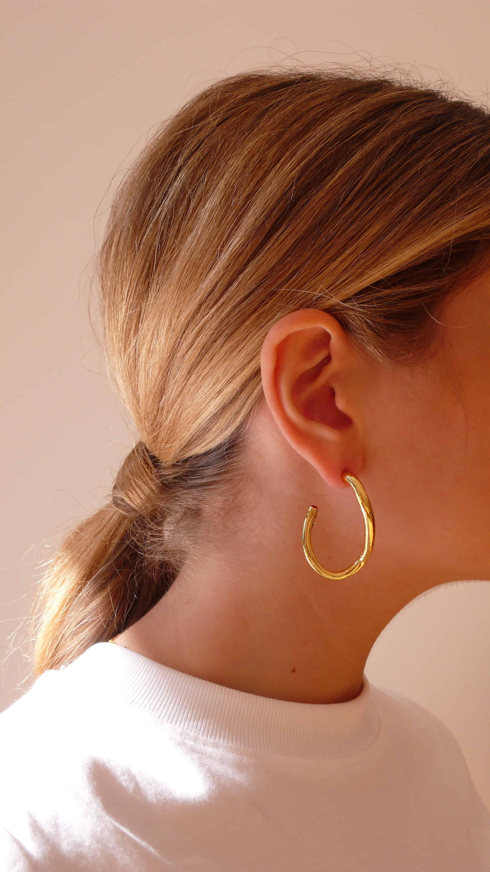 Boucles D'oreilles Percées Doré Padmée