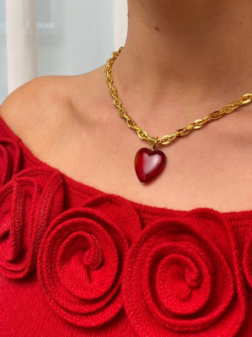 Collier Doré COEUR