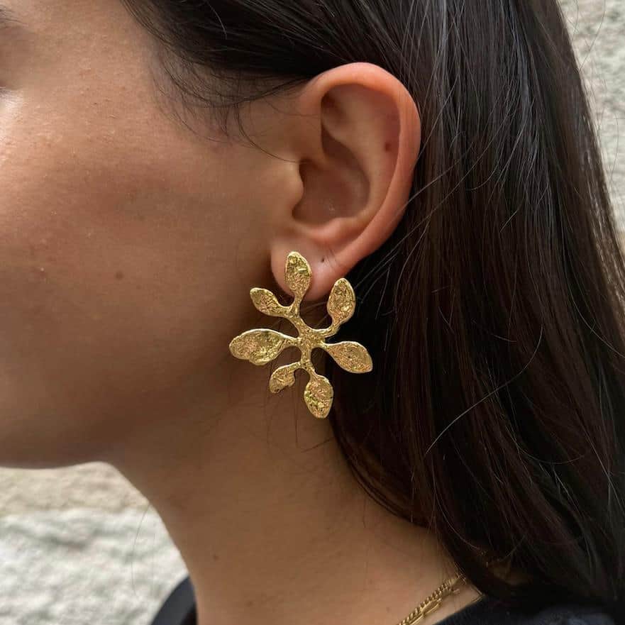 Boucles D'Oreilles percées Végétal