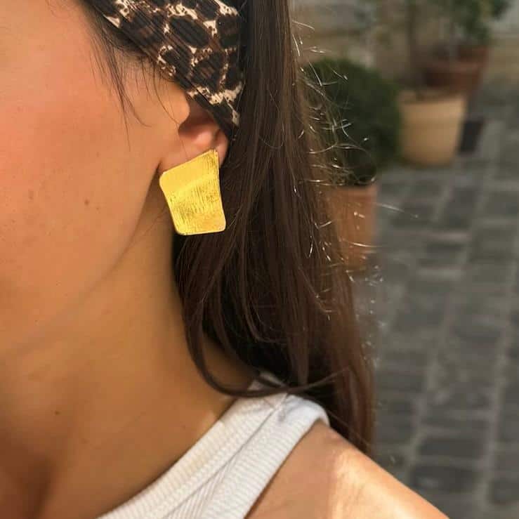 Boucles D'oreilles Clips Doré Padmée