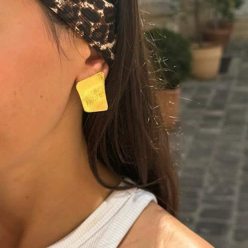 Boucles D'oreilles Clips Doré Padmée
