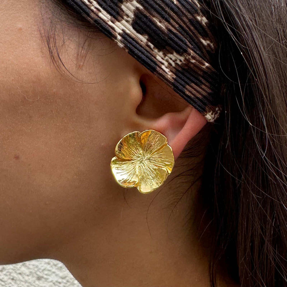 Boucles D'oreilles Clips Doré Paris