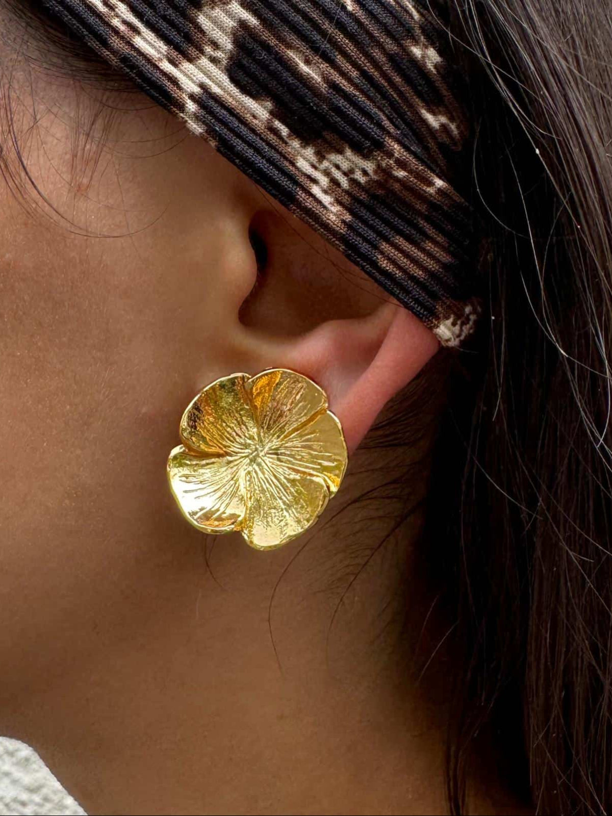 Boucles D'oreilles Clips Doré Paris