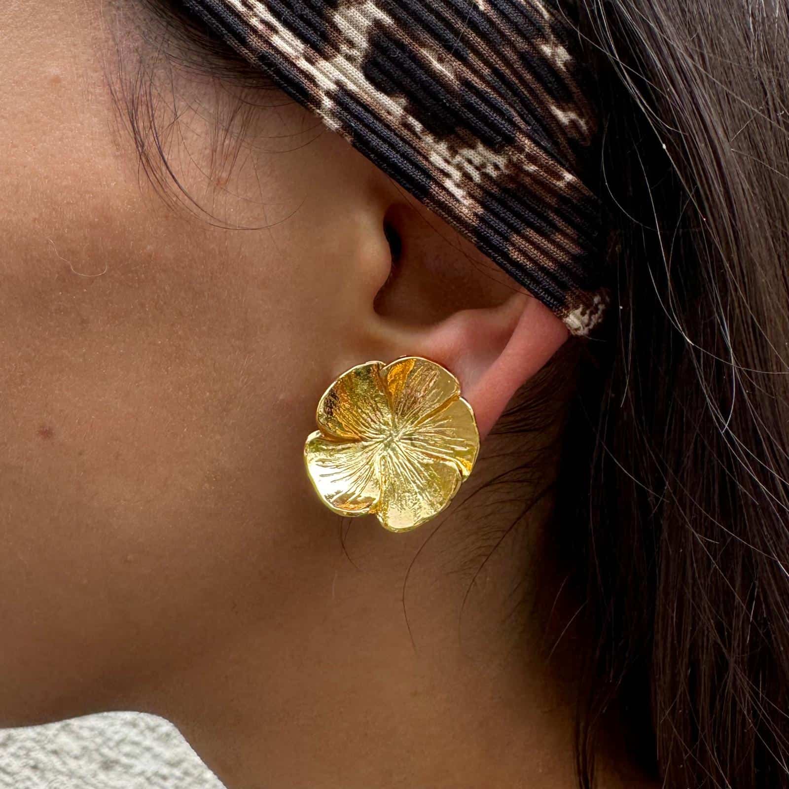 Parisian Gold Clip-On Earrings