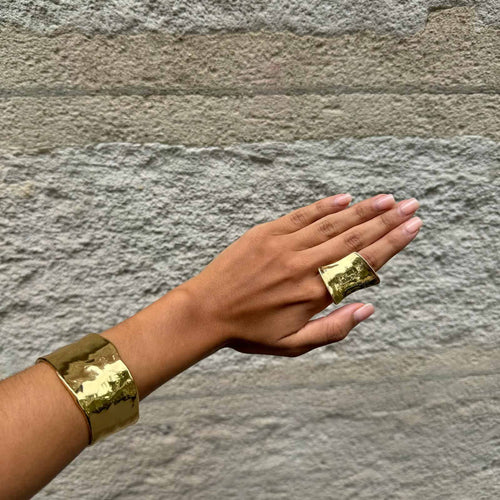 Gold-Plated Cuff Bracelet Arabian Nights