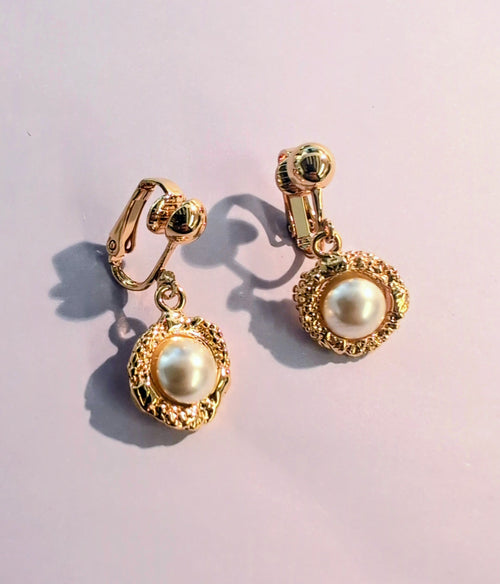 L'heure Dorée Pierced Earrings