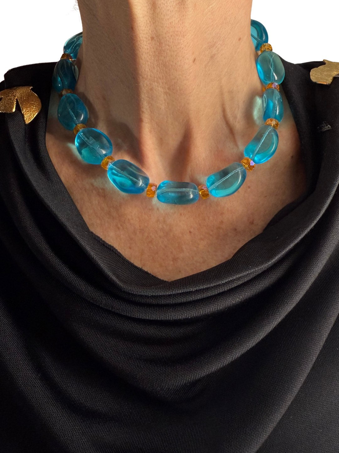 Blue Walk Collar