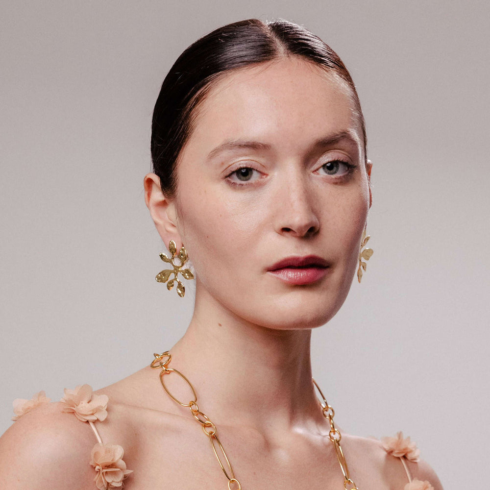 Boucles D'Oreilles percées Végétal