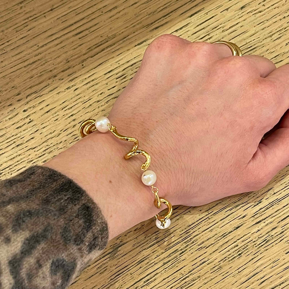 Bracelet Doré Arabesque