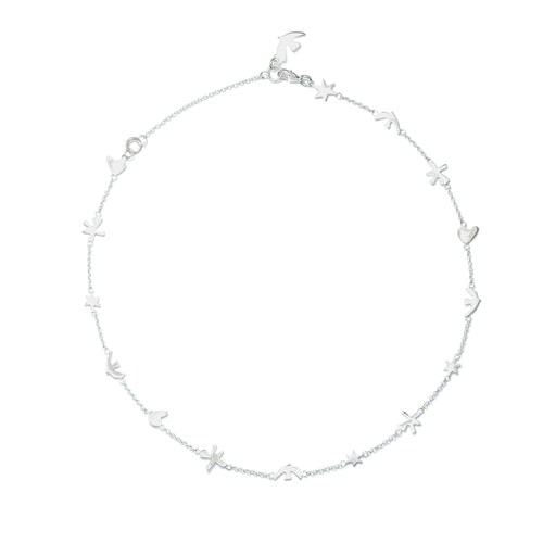 Collier Argent Massif Etincelle