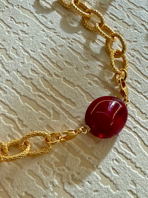 Perle Charms Bordeaux Blush