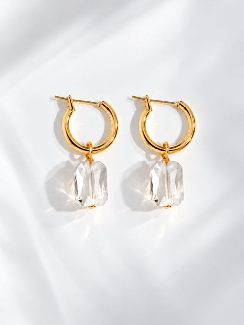 Boucles d'oreilles dorées Charms