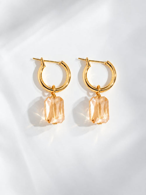 Boucles d'oreilles dorées Charms